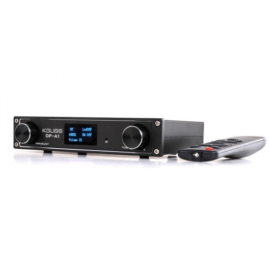 DP-A1 2x120W bluetooth 4.2 Lossless HIFI 24Bit/192KHz Amplifier with Remote Support USB Optical Coaxial AUX DP-A1 2x120W bluetooth 4.2 Lossless HIFI 24Bit/192KHz Amplifier with Remote Support USB Optical Coaxial AUX