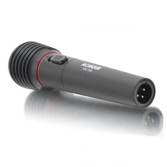 KM-306 Wireless Microphone With Receiver Range 15M Electronic KM-306 Wireless Microphone With Receiver Range 15M Electronic