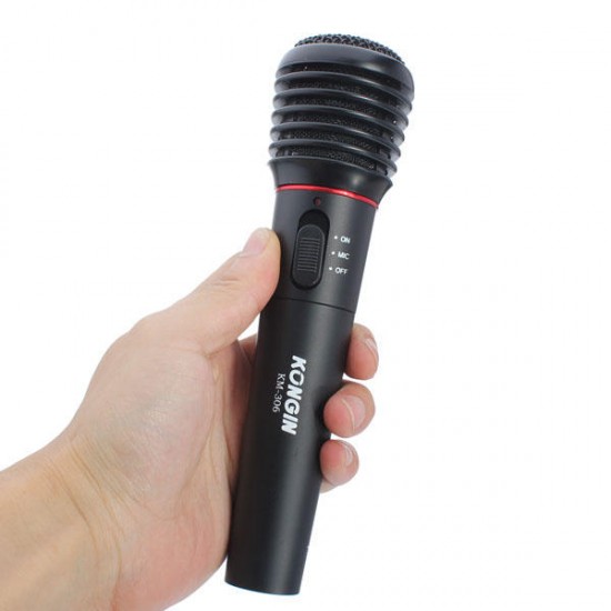 KM-306 Wireless Microphone With Receiver Range 15M Electronic KM-306 Wireless Microphone With Receiver Range 15M Electronic
