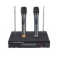 LED Display 2 Channel Karaoke Wireless Handheld Microphone Cordless Dual Mic System with Receiver LED Display 2 Channel Karaoke Wireless Handheld Microphone Cordless Dual Mic System with Receiver