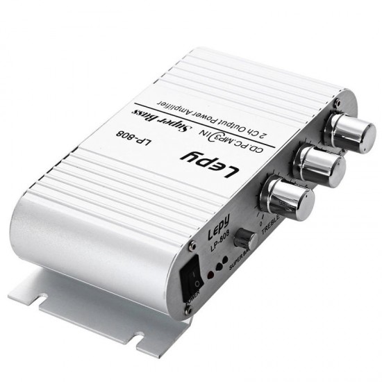 LP-808 12V MiNi Portable Wired HiFi Amplifier For Home Car Phone LP-808 12V MiNi Portable Wired HiFi Amplifier For Home Car Phone