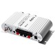 LP-808 12V MiNi Portable Wired HiFi Amplifier For Home Car Phone