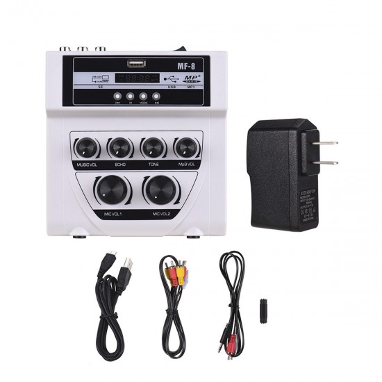 Mini Audio Mixer Sound Mixing Console Live Karaoke USB MP3 Playing Recording Mini Audio Mixer Sound Mixing Console Live Karaoke USB MP3 Playing Recording