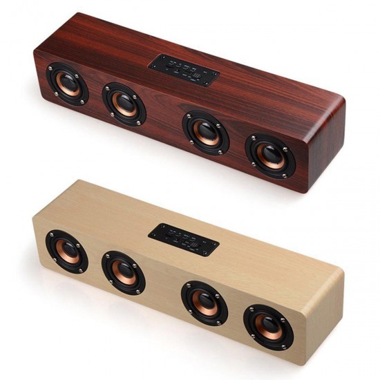 Multifunctional 14W Wood Sound Grain Speaker Wireless bluetooth TF Card AUX FM Multifunctional 14W Wood Sound Grain Speaker Wireless bluetooth TF Card AUX FM