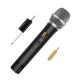 48 Channel UHF Wireless Karaoke Microphone Handheld Mic with 6.35mm Plug Mini Receiver for home Conference Outdoor Party