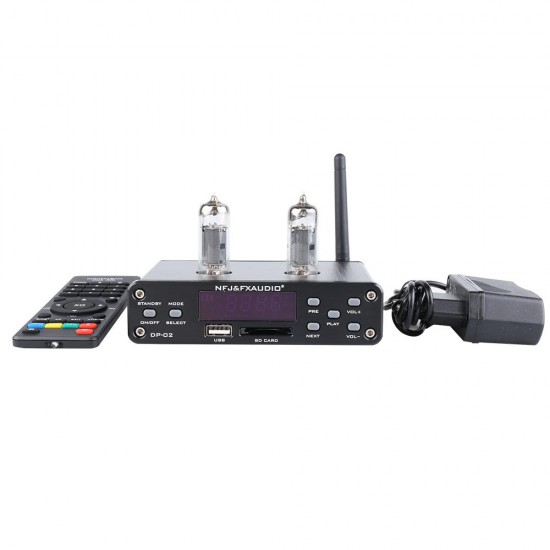 DP-02 6K4 MINI HiFi bluetooth Audio Tube Headphone Amplifier Support USB SD Card DP-02 6K4 MINI HiFi bluetooth Audio Tube Headphone Amplifier Support USB SD Card