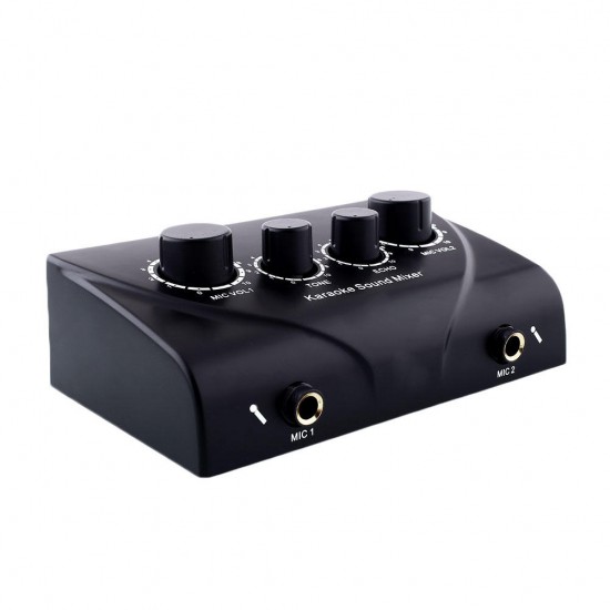 N-3 Karaoke Echo Mixer Sound Audio Mixer Console PC TV Amplifier System N-3 Karaoke Echo Mixer Sound Audio Mixer Console PC TV Amplifier System