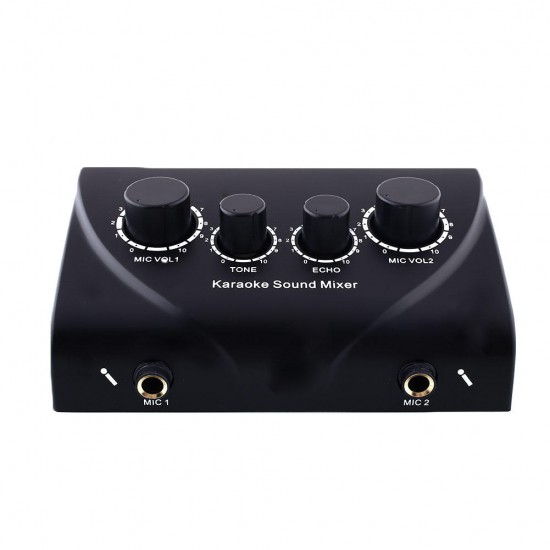 N-3 Karaoke Echo Mixer Sound Audio Mixer Console PC TV Amplifier System
