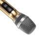 Portable UHF Wireless Microphone System 2 Handheld Mics Speaker Player with Digital Receiver for Stage Bar Show Perform Portable UHF Wireless Microphone System 2 Handheld Mics Speaker Player with Digital Receiver for Stage Bar Show Perform
