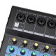 Professional 6 Channel Stereo USB Live Mixing Studio Audio Sound Mixer Console