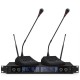 Professional UHF 4 Channel 2 Channel Wireless Handheld Microphone System Mic for Stage Church Family Party Karaoke Meeting