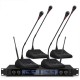 Professional UHF 4 Channel 2 Channel Wireless Handheld Microphone System Mic for Stage Church Family Party Karaoke Meeting