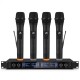 Professional UHF 4 Channel 2 Channel Wireless Handheld Microphone System Mic for Stage Church Family Party Karaoke Meeting Professional UHF 4 Channel 2 Channel Wireless Handheld Microphone System Mic for Stage Church Family Party Karaoke Meeting
