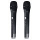 Professional UHF Double Wireless Handheld Karaoke Microphone with 3.5mm Receiver Professional UHF Double Wireless Handheld Karaoke Microphone with 3.5mm Receiver