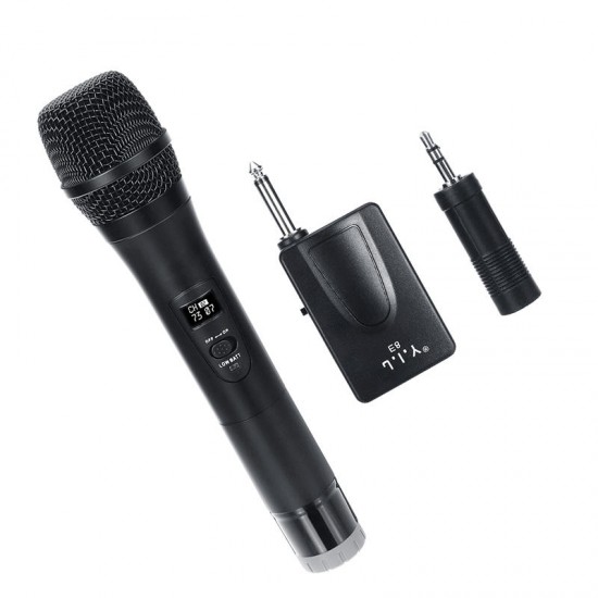 Professional UHF Double Wireless Handheld Karaoke Microphone with 3.5mm Receiver Professional UHF Double Wireless Handheld Karaoke Microphone with 3.5mm Receiver