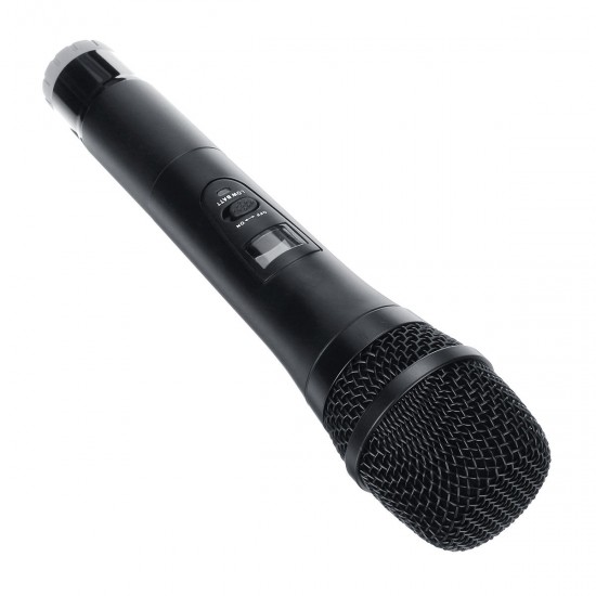 Professional UHF Double Wireless Handheld Karaoke Microphone with 3.5mm Receiver Professional UHF Double Wireless Handheld Karaoke Microphone with 3.5mm Receiver