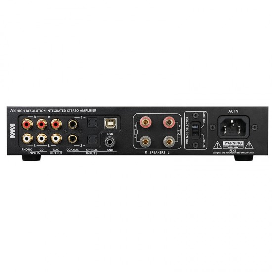 A8 125Wx2 AK4490 768khz DSD512 XMOS HIFI ICEpower Module Audio Digital Amplifier DAC Headphone Amp A8 125Wx2 AK4490 768khz DSD512 XMOS HIFI ICEpower Module Audio Digital Amplifier DAC Headphone Amp