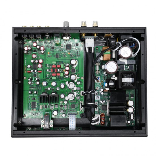 A8 125Wx2 AK4490 768khz DSD512 XMOS HIFI ICEpower Module Audio Digital Amplifier DAC Headphone Amp