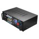 600W+600W 2CH HIFI bluetooth Digital Mixed IC Home Car Audio Stereo Amplifier Support 4 MIC Input