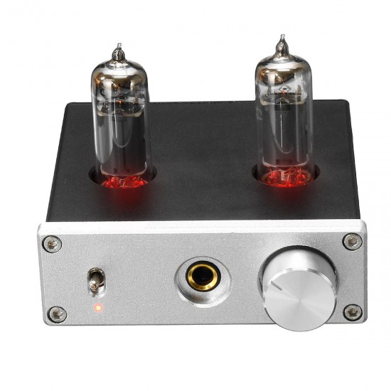 Stereo Audio Amplifier Buffer DC 12V 6K4 Vacuum Tube Headphone Earphone Amp