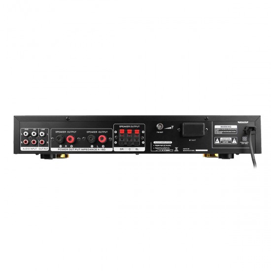 AV-628BT 1120W 5CH bluetooth 4ohm Stereo Surround Power Amplifier