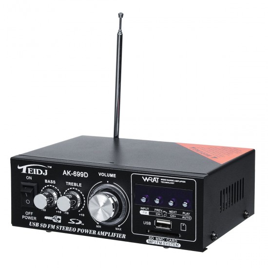 AK-699D 220V Mini Card Stereo Speaker Power Amplifier Small Power Amplifier AK-699D 220V Mini Card Stereo Speaker Power Amplifier Small Power Amplifier