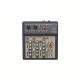 KY-4S 4 Channel MP3 USB Audio Mixer Mixing Console with 48V Phantom Power for DJ Karaoke Stage