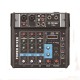 PA4 4 Channel Audio Mixer Mixing Console with Built-in 2x100W Amplifier for DJ KTV Karaoke Stage