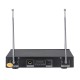 UHF 220-270MHz Wireless Microphone System Receiver Dual Mic Handheld Cordless KTV Stage