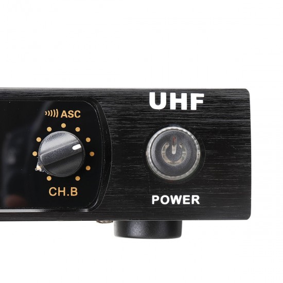 UHF 220-270MHz Wireless Microphone System Receiver Dual Mic Handheld Cordless KTV Stage UHF 220-270MHz Wireless Microphone System Receiver Dual Mic Handheld Cordless KTV Stage
