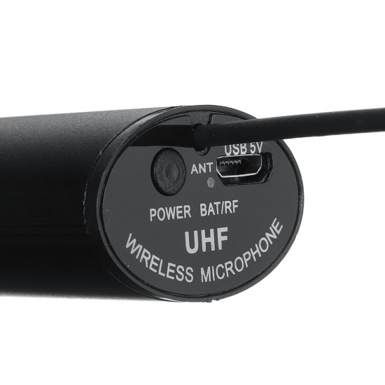 UW-01 UHF Wireless Microphone System Handheld LED Karaoke KTV Mic with Receiver UW-01 UHF Wireless Microphone System Handheld LED Karaoke KTV Mic with Receiver