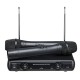 V-2 2 Channel VHF Wireless Dual Handheld Microphone System