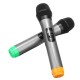 VHF Wireless Microphone Receiver 2 Channel Transmitter System Two Handheld Microphone VHF Wireless Microphone Receiver 2 Channel Transmitter System Two Handheld Microphone