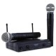 PGX58 Omni Directional Wireless Microphone System Dual Mic for Karaoke Party KTV