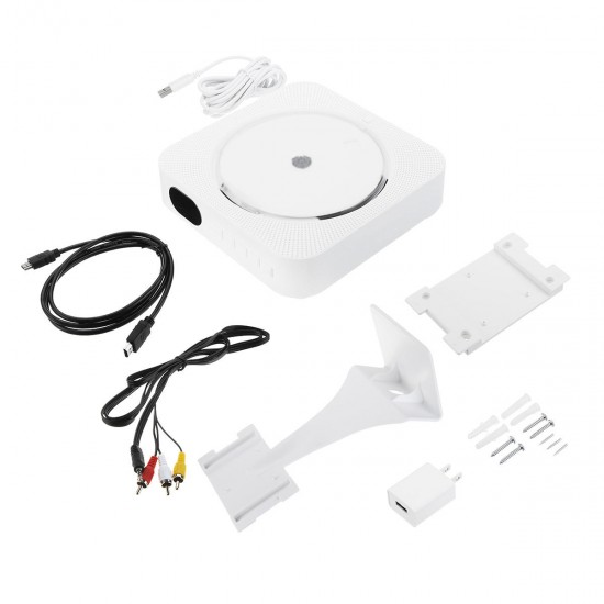bluetooth Wall Mount Mountable HD DVD Player Speaker Remote Control FM Stereo bluetooth Wall Mount Mountable HD DVD Player Speaker Remote Control FM Stereo
