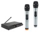 bluetooth Wireless Microphone System VHF Dual Channel Handheld Micorphone Mini Portable Singing Mixer Karaoke Machine