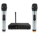 bluetooth Wireless Microphone System VHF Dual Channel Handheld Micorphone Mini Portable Singing Mixer Karaoke Machine bluetooth Wireless Microphone System VHF Dual Channel Handheld Micorphone Mini Portable Singing Mixer Karaoke Machine
