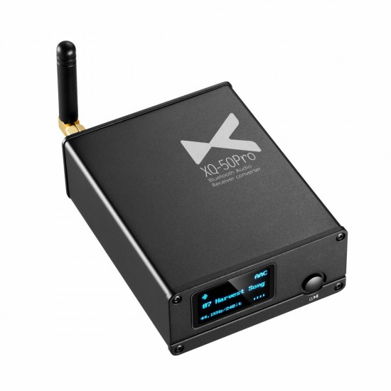 XQ-50 Pro Qualcomms CSR8675 bluetooth 5.0 HIFI DAC Audio Receiver Converter Support PC Android iOS