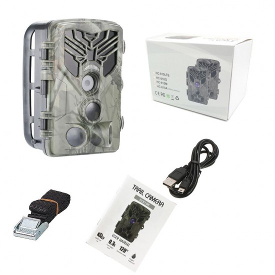 HC-810A 16MP 1080P HD 44 LEDs Waterproof Hunting Trail Track Camera 0.3s Trigger Time HC-810A 16MP 1080P HD 44 LEDs Waterproof Hunting Trail Track Camera 0.3s Trigger Time