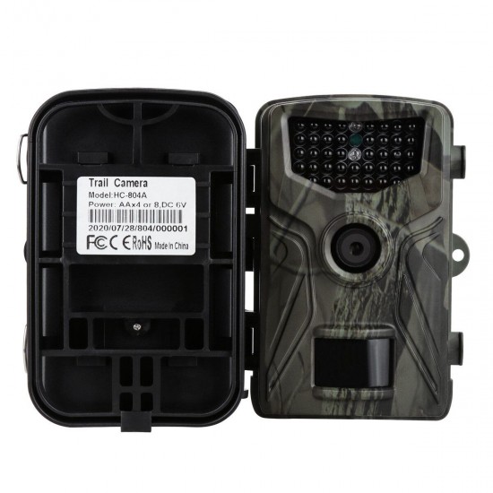 HC804A 16MP 1080P HD IR Night Vision IP65 Waterproof Hunting Trail Camera Motion Activated Wildlife Scouting Outdoor Trail Trigger Camera