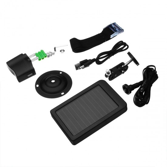 Solar Panel Charger for HT-002LIM HT-002A HT-002LI Series Hunting Camera