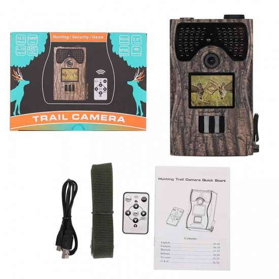 LW12C Waterproof FOV 110 Degree 1080P HD 12MP 940nm IR LED Wildlife Trail Trap Hunting Camera LW12C Waterproof FOV 110 Degree 1080P HD 12MP 940nm IR LED Wildlife Trail Trap Hunting Camera