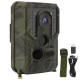PR400C 12MP 1080P HD 120° Infrared Night Vision Hunting Camera Outdoor Shooting Hunting Trail Camera for Home Security and Wildlife Monitoring