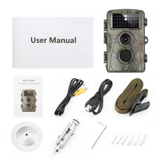 XT-453 Hunting Camera 12MP 1080P Full HD Trail Camera Infrared Wildlife Camera with Night Vision 65FT IP56 Waterproof