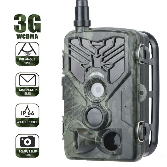 HC-810G 3G MMS SMS Email 20MP HD 1080P 0.3s Trigger 120° Range IR Night Version Wildlife Trail Hunting Camera Trap Camera