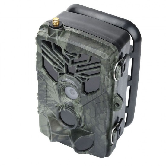 HC-810M 2G MMS SMS Email 16MP HD 1080P 0.3s Trigger 120° Range IR Night Version Wildlife Trail Hunting Camera Trap Camera HC-810M 2G MMS SMS Email 16MP HD 1080P 0.3s Trigger 120° Range IR Night Version Wildlife Trail Hunting Camera Trap Camera