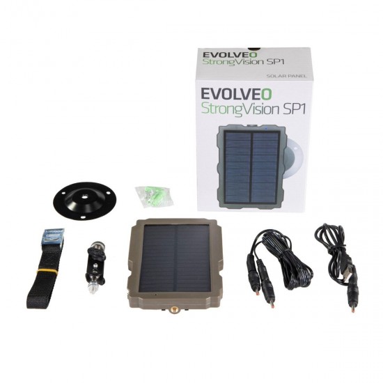 SP-01 5000mA 9V Outdoor Solar Panel Solar Power Supply Charger for 9V HC900 HC801 HC700 HC550 HC300 Trail Camera