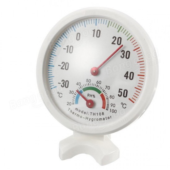 -35-55°C Mini Indoor Analog Temperature Humidity Meter Thermometer Hygrometer