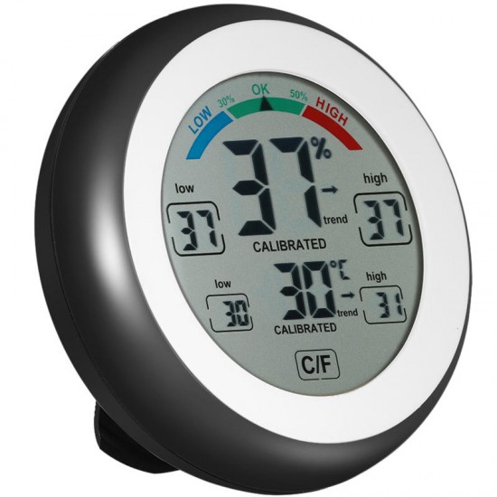2pcs Multifunctional Digital Thermometer Hygrometer Temperature Humidity Meter 2pcs Multifunctional Digital Thermometer Hygrometer Temperature Humidity Meter