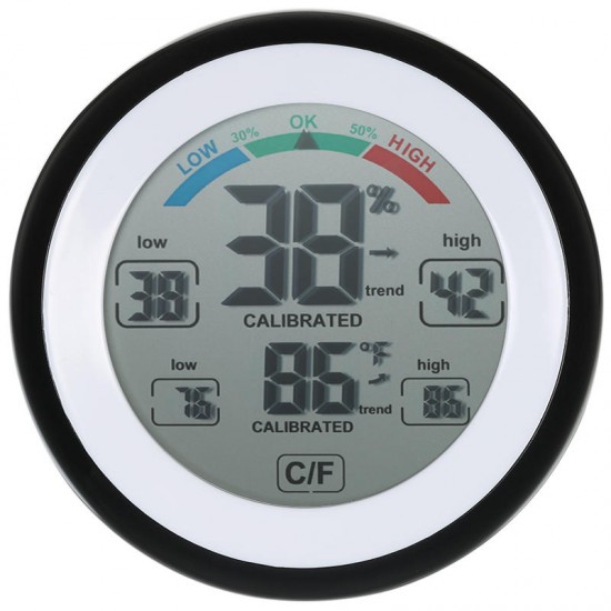 2pcs Multifunctional Digital Thermometer Hygrometer Temperature Humidity Meter 2pcs Multifunctional Digital Thermometer Hygrometer Temperature Humidity Meter